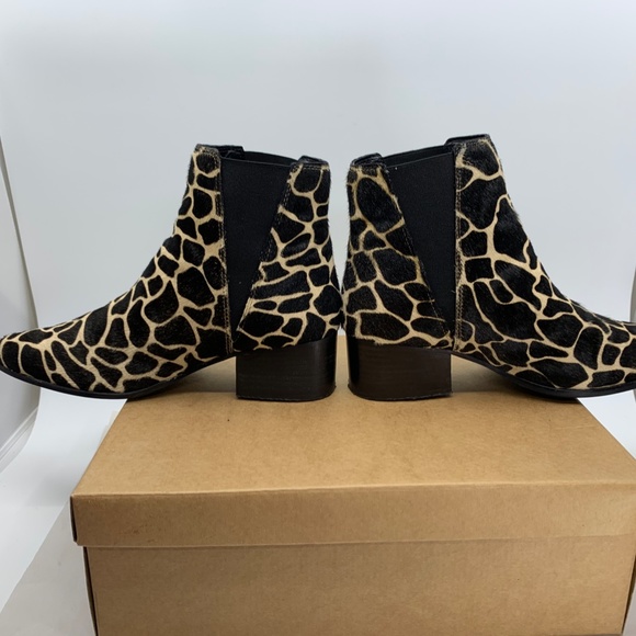 UO Pony Hair Giraffe Printed Bootie - Picture 4 of 10